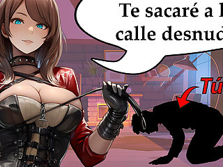 Spanish audio JOI, If you want to masturbate, you'll be my pet.