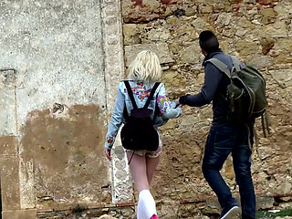 Big boob milf rough sex in lost place