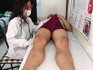 Nurse Handjob Exam Makes Patient Hard in Hospital - Jennyferpimenta Amateur 4k