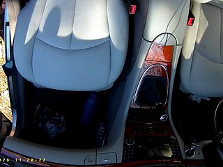 German Slut Cums for Lesbian in Car