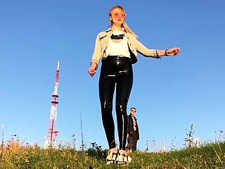 Fetish girls in latex using bdsm vibrators