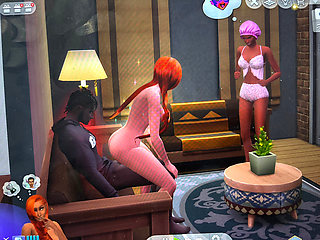 Fairy Game Girl SparklyButtPlug Takes Big Cock All Around The House And Loves It