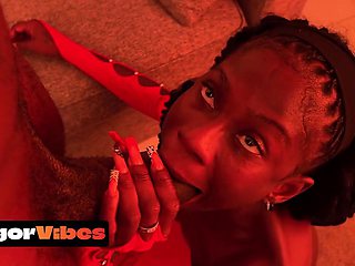 Black Anal Enthusiast Sarah Gets What She Deserves in a BBC