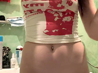 babe, satisfying herself in different positions