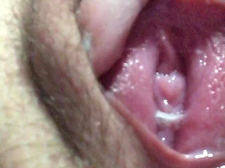 Want to see my pussy up close soaking wet pulsating with my cum after playing with my toy?