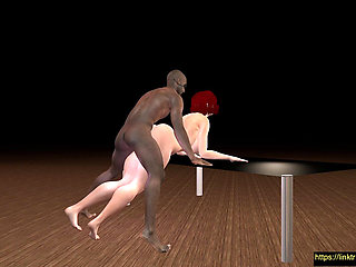 Black Widow Needs Dick Fury Doggy Love