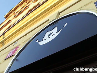 Public Bareback Fuck in a Stripclub