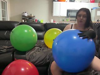 Popping Massive 32" Balloons!