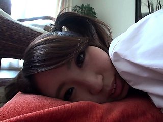 Japanese teen uses toys to pleasure pussy