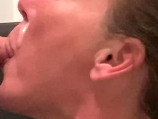 Up Close Drenched in Sperm Submissive Massive Facial