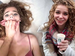 Sabrina Spice Amateur Threesome - Petite 18yo College Cutie Gets Face Fucked & Deep Throats Big Cock