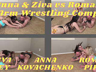 Anna Ziva Vs Roman Arm Wrestling 4K