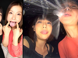 Saliva From Yua Nanami and Tsubaki Kato’s Lesbian Kisses Drips Onto Your Face