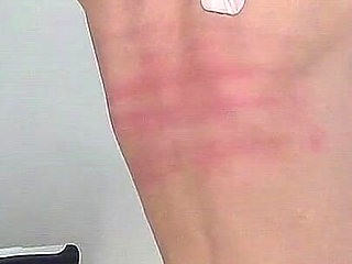 Katie Gold Spanking Machine - Bare Back Whipping