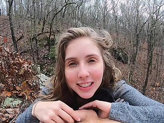 Lena Paul's Nature Passion Ignites in Sensual Blowjob Heat