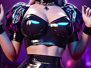 Evelynn's Fierce Dance (Jessi - NUNU NANA) LOL 3D Dance