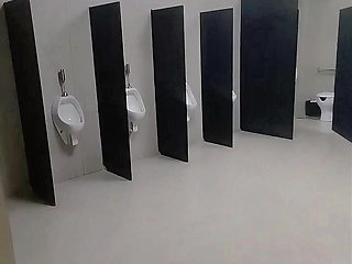 I Almost Got Caught by the Security Guard Exposing Myself in the Public Restroom.