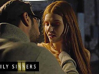 Naughty Stepdad Fucks His Stepdaughter And He Explodes All Over Her Ginger Bush