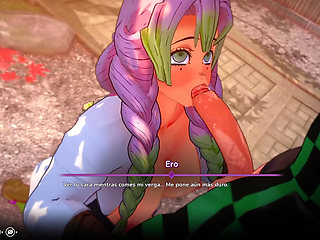 My Hentai Fantasy - The Farewell Blowjob with Mitsuri Kanroji from Demon Slayer: Kimetsu no Yaiba