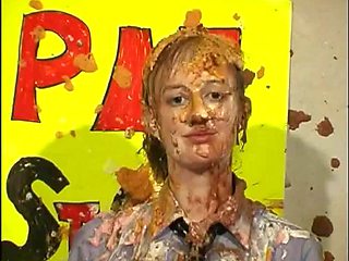 Pie Stall Messy Fight: Fetish, Wam  Splosh Porn