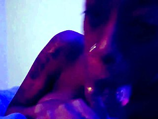 Iluvmydaddi the Ebony Teen Sucks Co worker's BBC Nuts Out