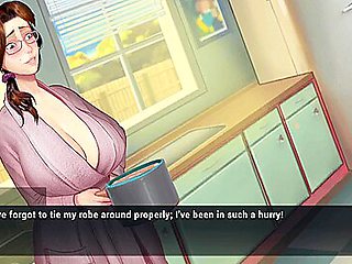 Bete In House In When Fater Was Not Present In Summertime Saga With Car Toon