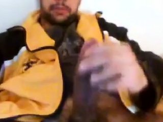 Str8 Danish Guy Cums on Paper Towel with Monstercock