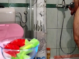 Big Ass Gay showering