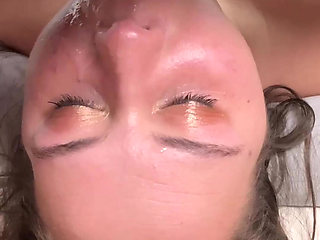 Stepdad said guys will want to fuck my face, so he's training me