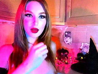 Amateur redhead masturbates then gives a blowjob
