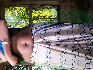 Purane ghar me bhabhi ko bula k choda  Desi Indian bhabhi in Old ruins wet juicy pussy sex by her step father