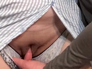 Random Stranger Rubbing My Panties Right in the Subbway