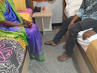 Step mom and step son having a sex front of step dad