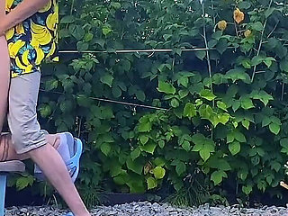 Rough Outdoor Fuck in the Garden While Picking Berries