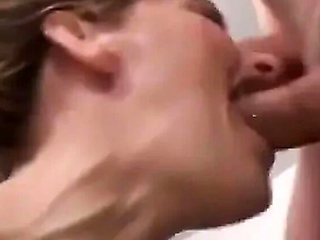 Thirsty MILF Heather Pink Swallows a Huge Load