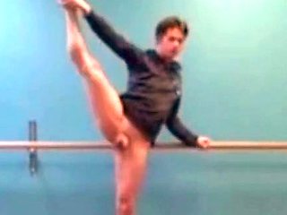 Muscular Hunks Practice Ballet in the Nude