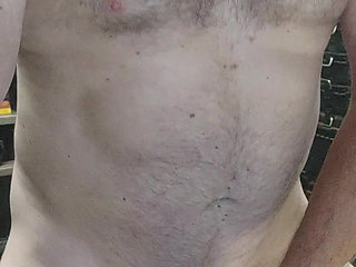 Solo Male fuck  flashlight and hold cum on the edge
