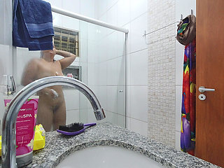 Camera on Hot Stepcousin in the Shower - I Can’t Wait to Fuck Her