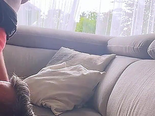 Amateur Wife Face Sitting and Rough Fucking Husbands Face