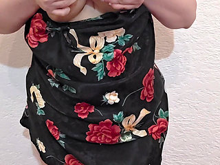 Cum Watch Secy Housewife Stip From Her Sexy Nightgown