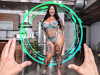 Good-looking Johnny Love and Connie Perignon at big ass clip