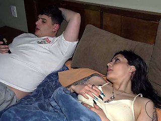 Knock Knock Clubs Big-Butt Latina Nap on Lesbian Lovers Bed