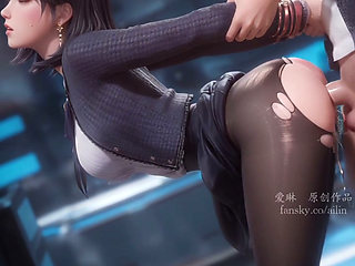 the secretary with a perfect body