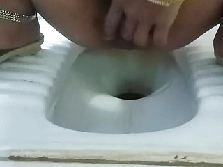 Put a finger in the and drained the water