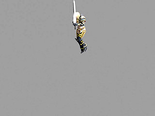 a girl dancing with sword