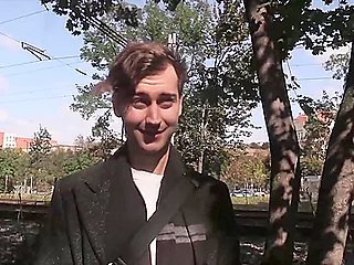 565 - Guy Offers A Load Of Cash To Brown Haired Twink To Get Him To Suck His Big Cock