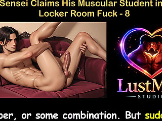 Gay Audio Sex Story - Judo Sensei Claims His Muscular Student in Rough Locker Room Fuck - Part 8