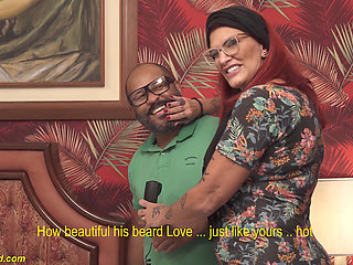 Brazilian grandma cuckold anal fucked