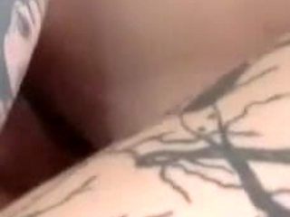 Anal Creampie with Tattooed Beauty