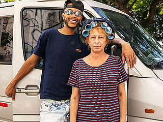 Granny with Big Asshole Takes Monster BBC Rough in Van